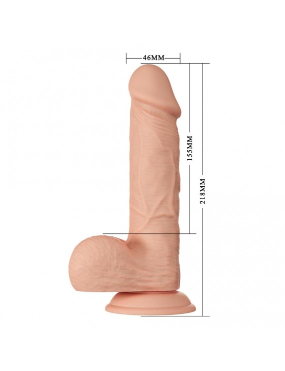 21.8 cm Gerçekçi Kalın Dildo Penis - Bahamut