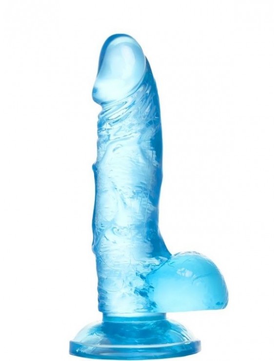 Jel Dildo Mavi 15,8 cm