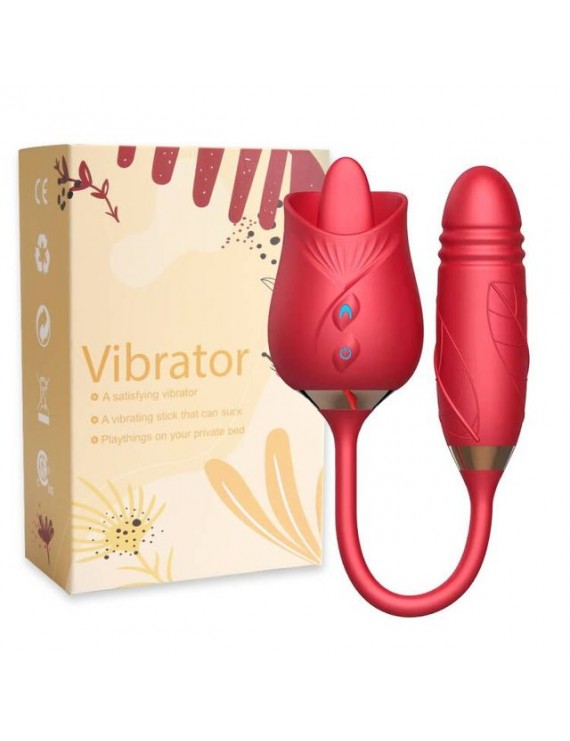 LiLa Shop Klitoris Uyarıcı Gül Vibratör