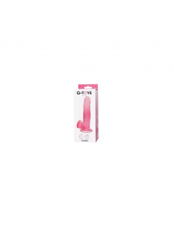 Jel Dildo Sundo Pembe 20 cm